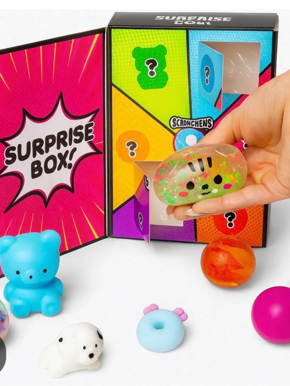 Surprise Box! Kids squishy Mystery Toy - Multicolor